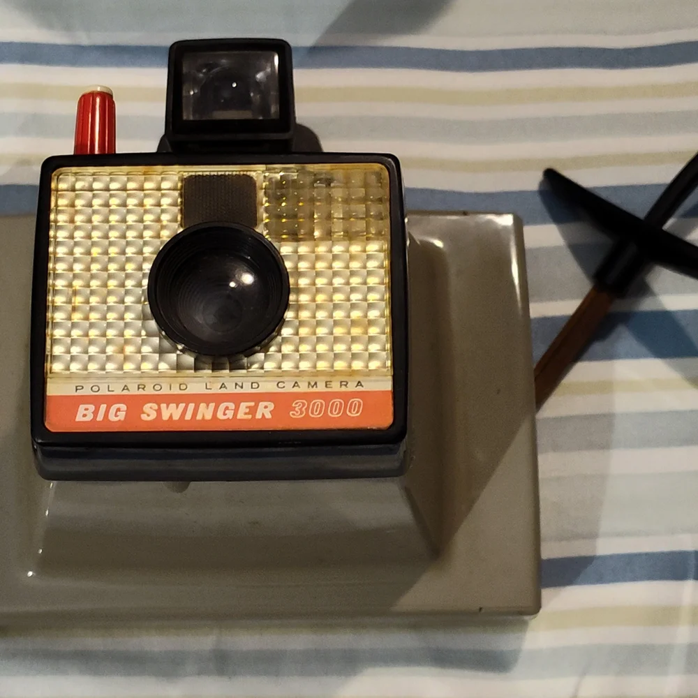 Vintage Camera with Flash Attachment